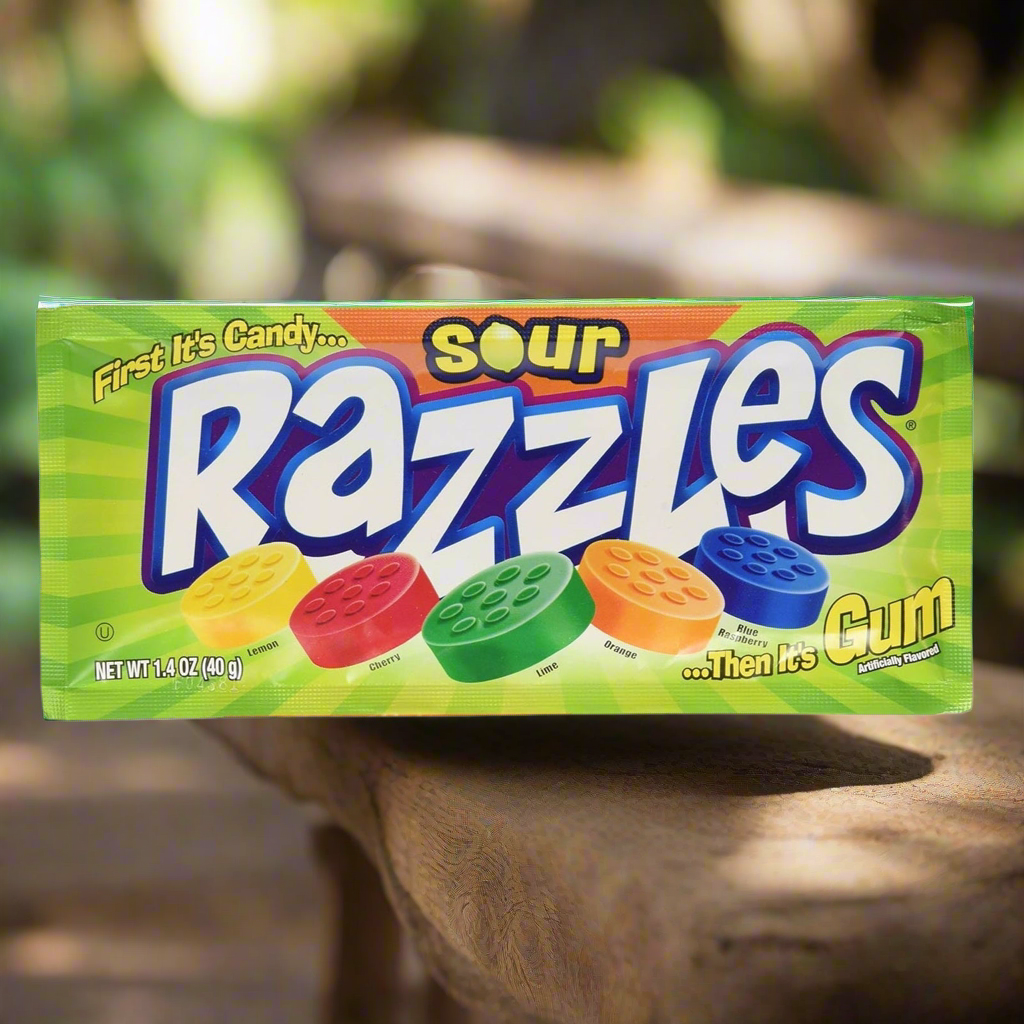 Razzles Candy Gum (Sour) 40g