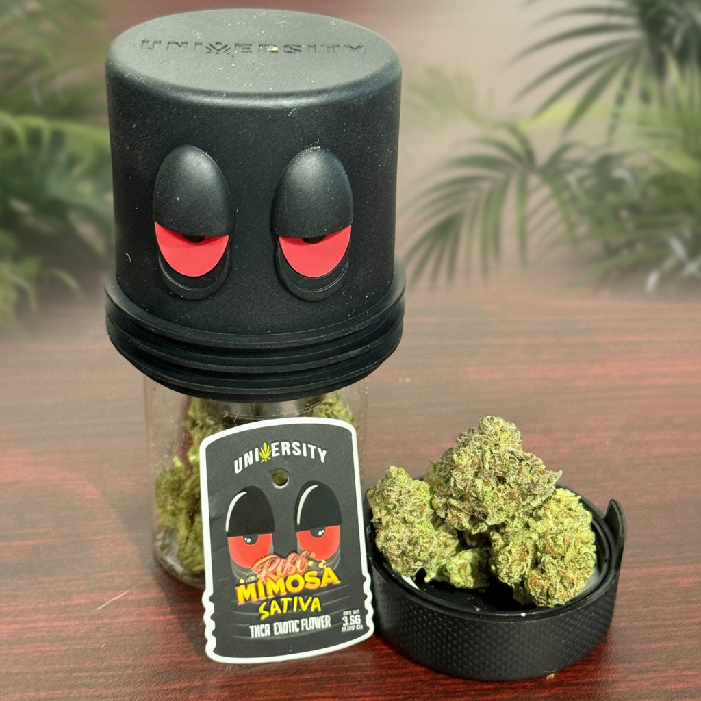 University - Rose Mimosa THCA Exotic Hemp Flower (3.5g)