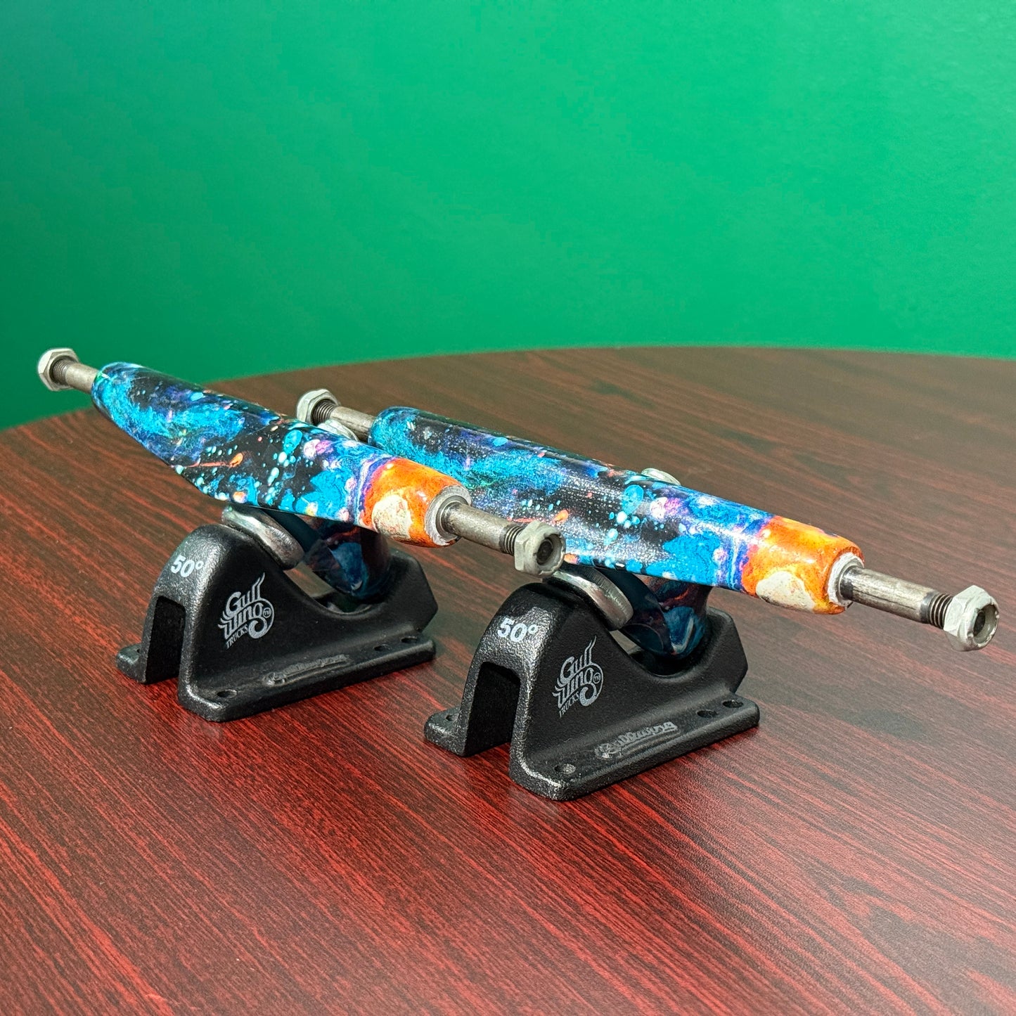 Gullwing 50° “Galaxy” Custom Longboard Trucks (Set of 2)