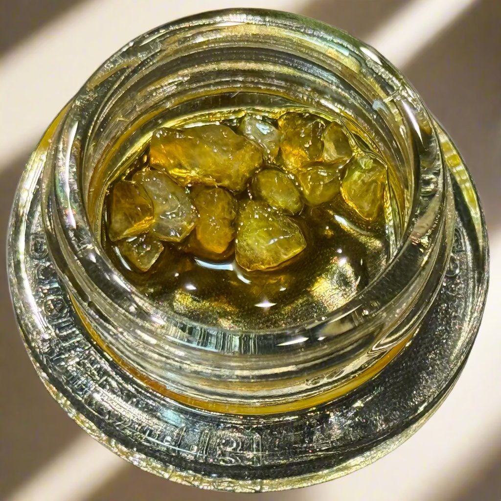Habit Extracts - Hemp THCA Diamond Sauce Sativa - Green Crack (Live Resin Diamonds in Sauce 1 Gram)