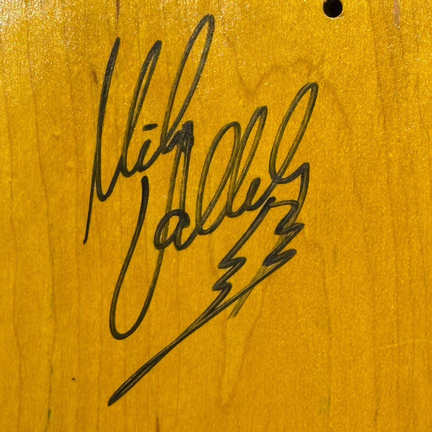 Street Plant Mike Vallely “Sun & Flowers” Skate Deck (Blue / Yellow) Signed