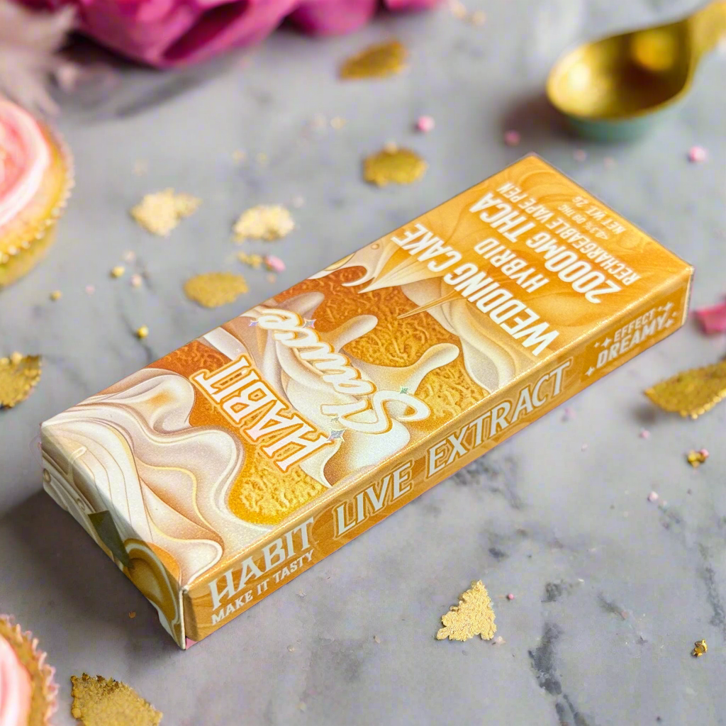 Habit Sauce - Wedding Cake Hybrid (2000mg THCA) Recharable Vape Pen