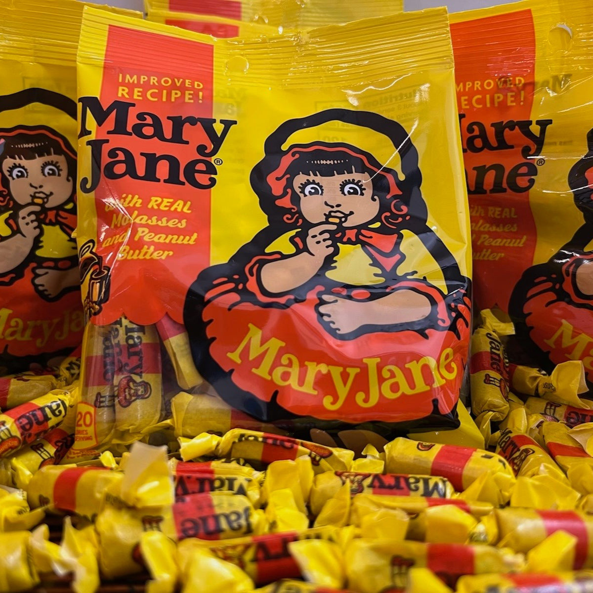 Grandpa Joe's Mary Janes Candy (1 Bag, 85g)