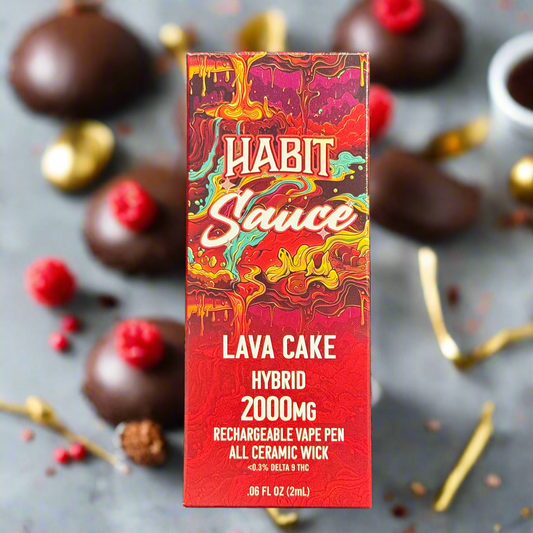 Habit Sauce - Lava Cake Hybrid (2000mg THCA) Recharable Vape Pen
