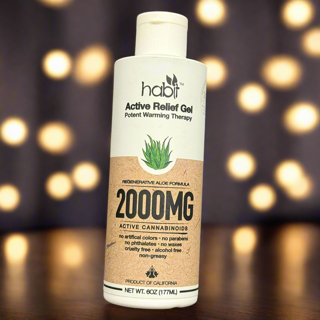 Habit Active Relief Gel - Regenerative Aloe Formula with Active Cannabinoids (2000MG)