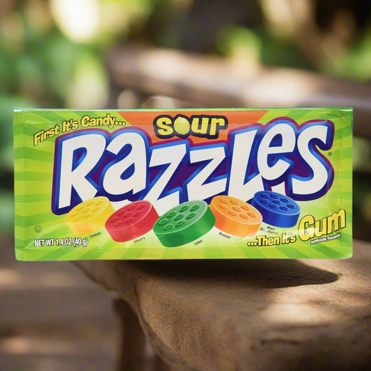Razzles Candy Gum (Sour) 40g