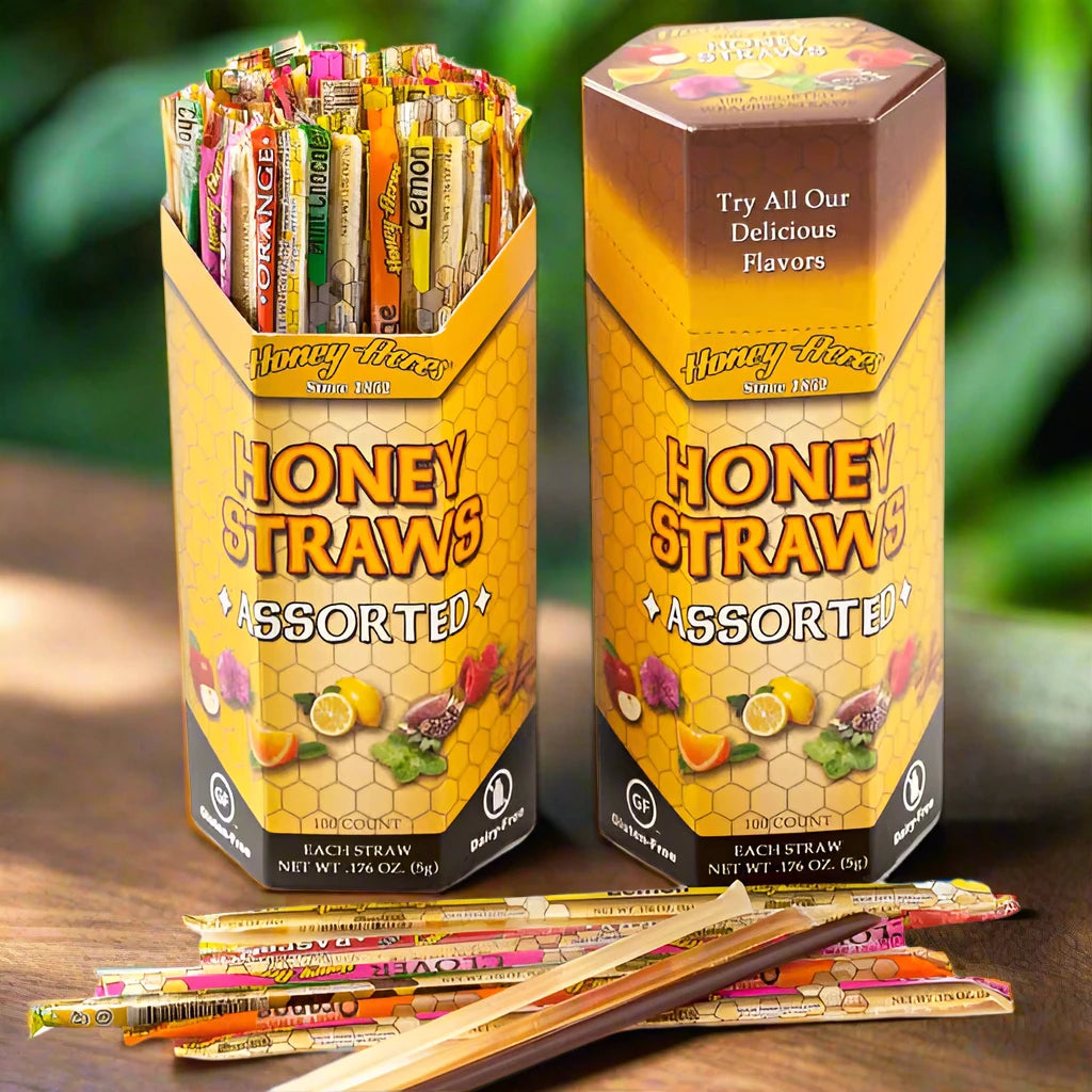 Honey Straws - Assorted Flavors (5g each)