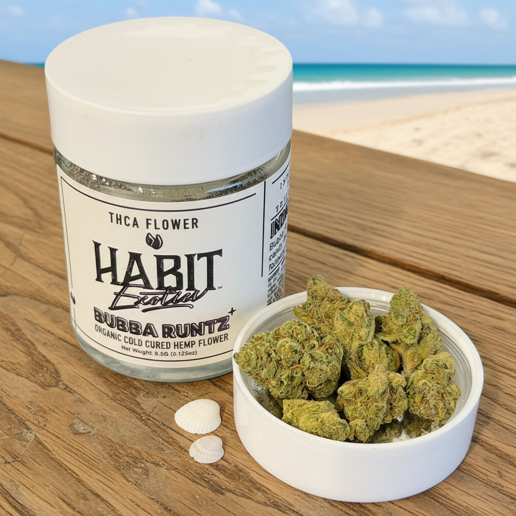 Habit Exotic - Bubba Runtz THCA Organic Hemp Flower (3.5g)