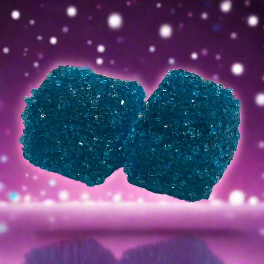 Cosmic Candies – Blue Raspberry Delta-8 Gummies (50mg Each)