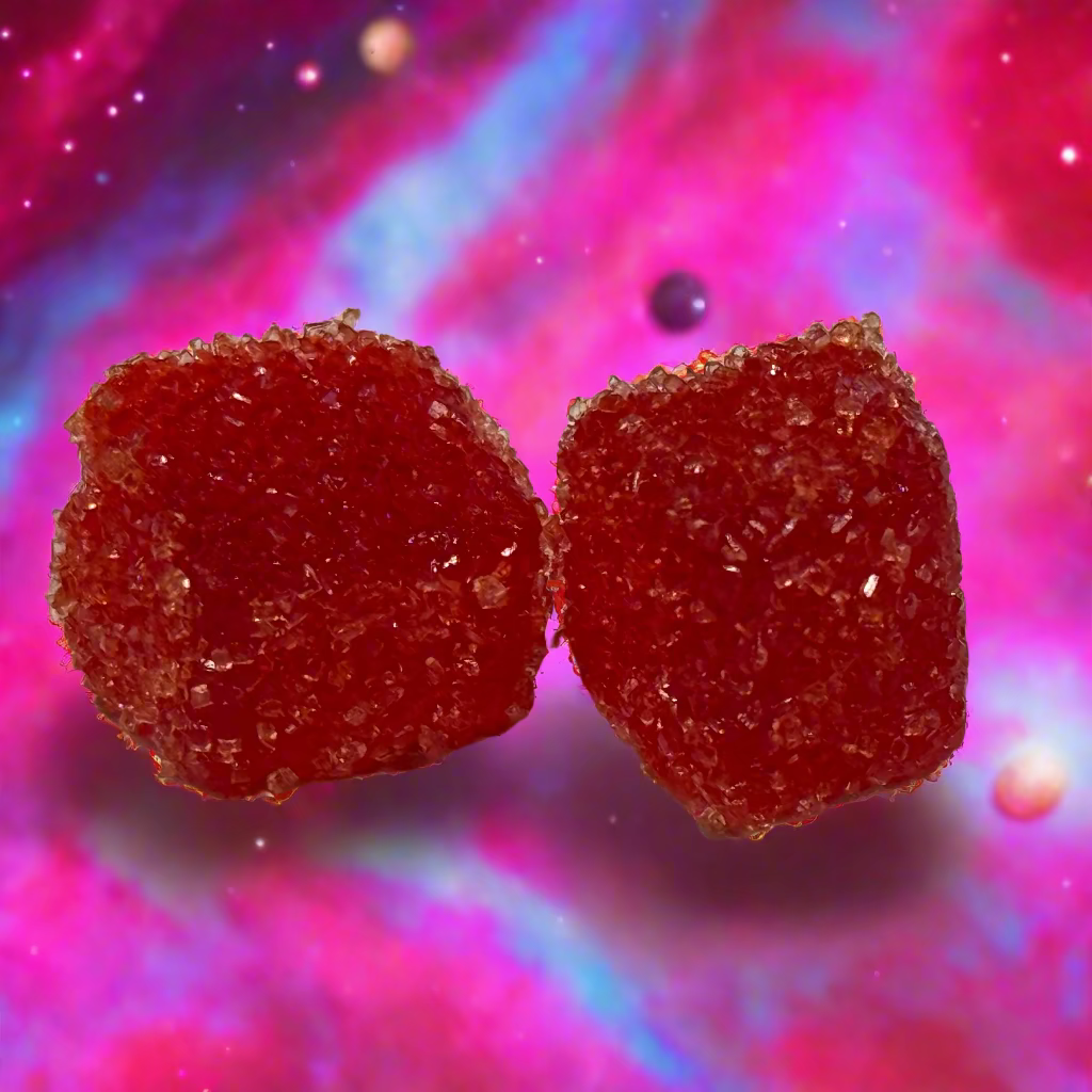 Cosmic Candies – Strawberry Delta-8 Gummies (50mg Each)