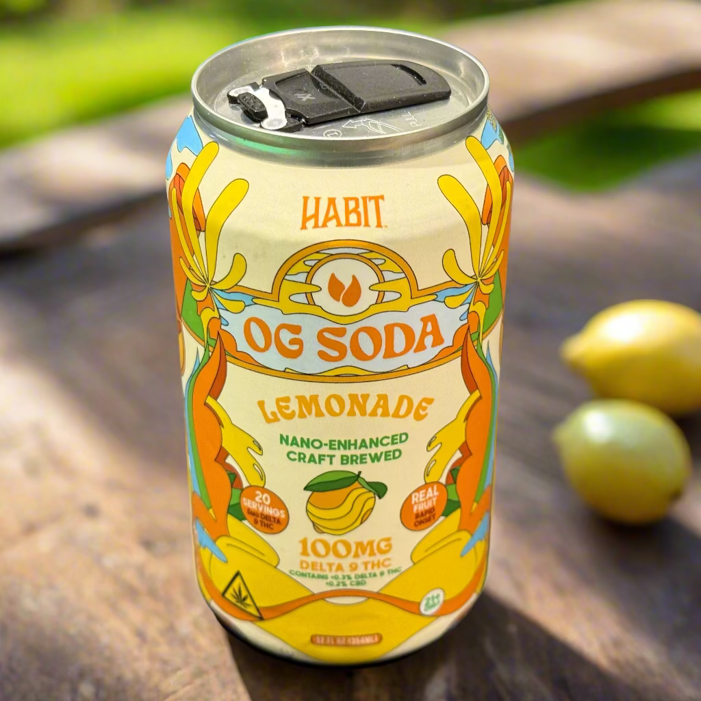 Habit OG Soda – Lemonade (100mg Delta-9 THC)
