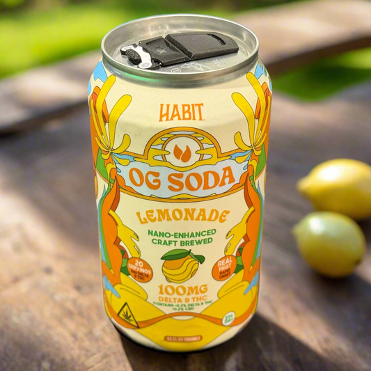 Habit OG Soda – Lemonade (100mg Delta-9 THC)