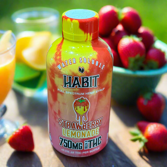 Habit Hemp Syrup – Strawberry Lemonade (750mg Delta-9 THC)