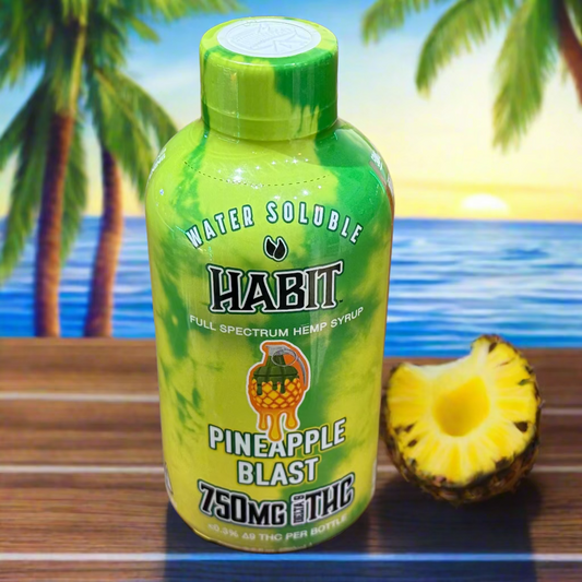 Habit Hemp Syrup – Pineapple Blast (750mg Delta-9 THC)