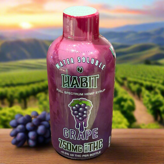 Habit Hemp Syrup – Grape (750mg Delta-9 THC)