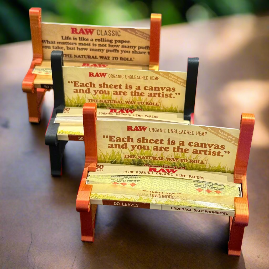 Bench Dispenser for Rolling Paper