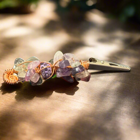 Roach Clips (Purple/Clear)
