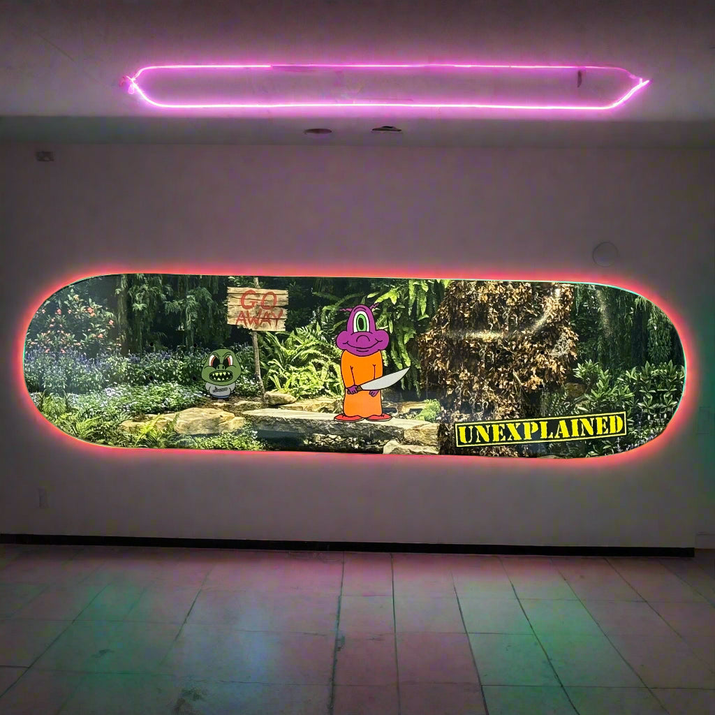 Unexplaned - Skate Deck (Go Away)