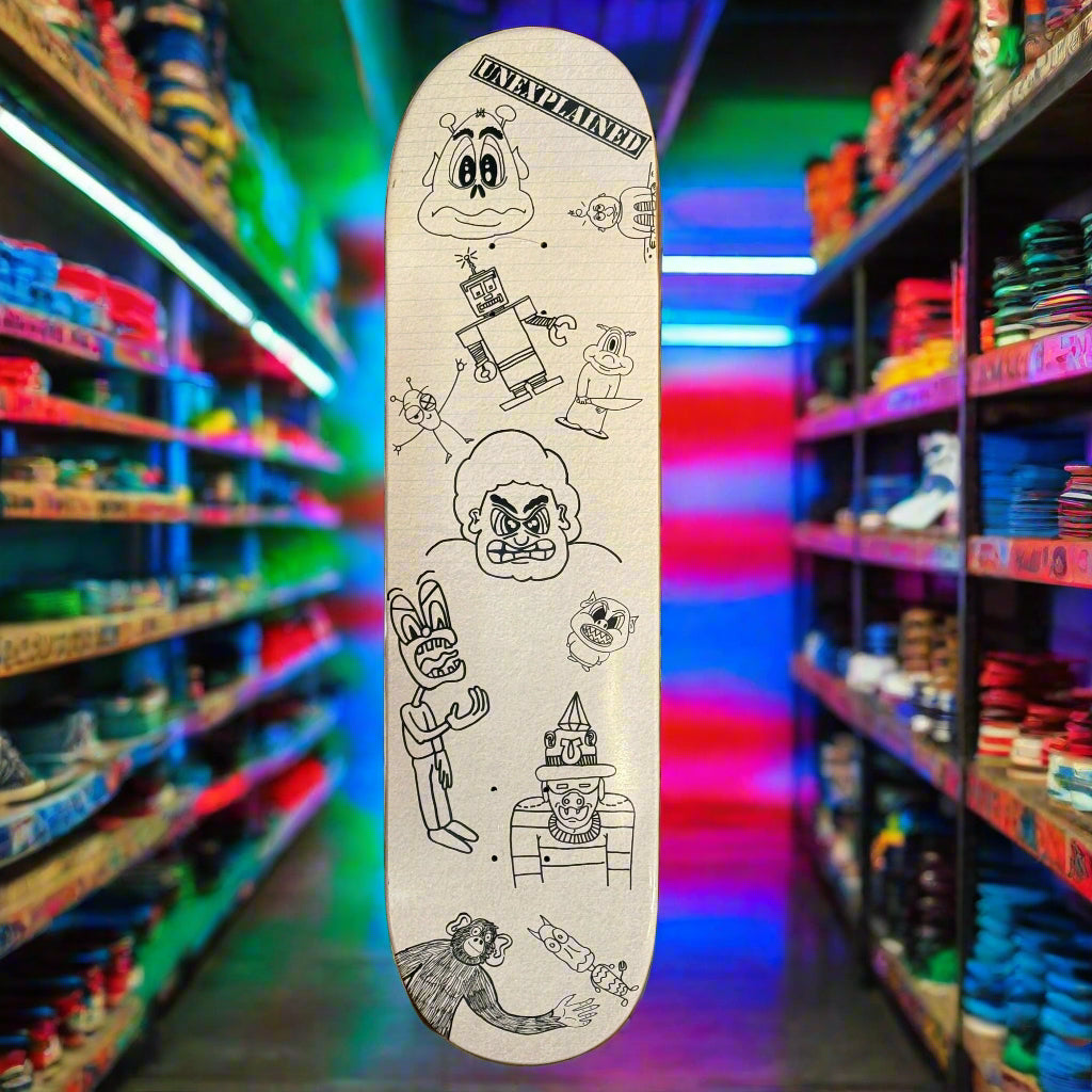 Unexplained - Skate Deck (Sketchbook)