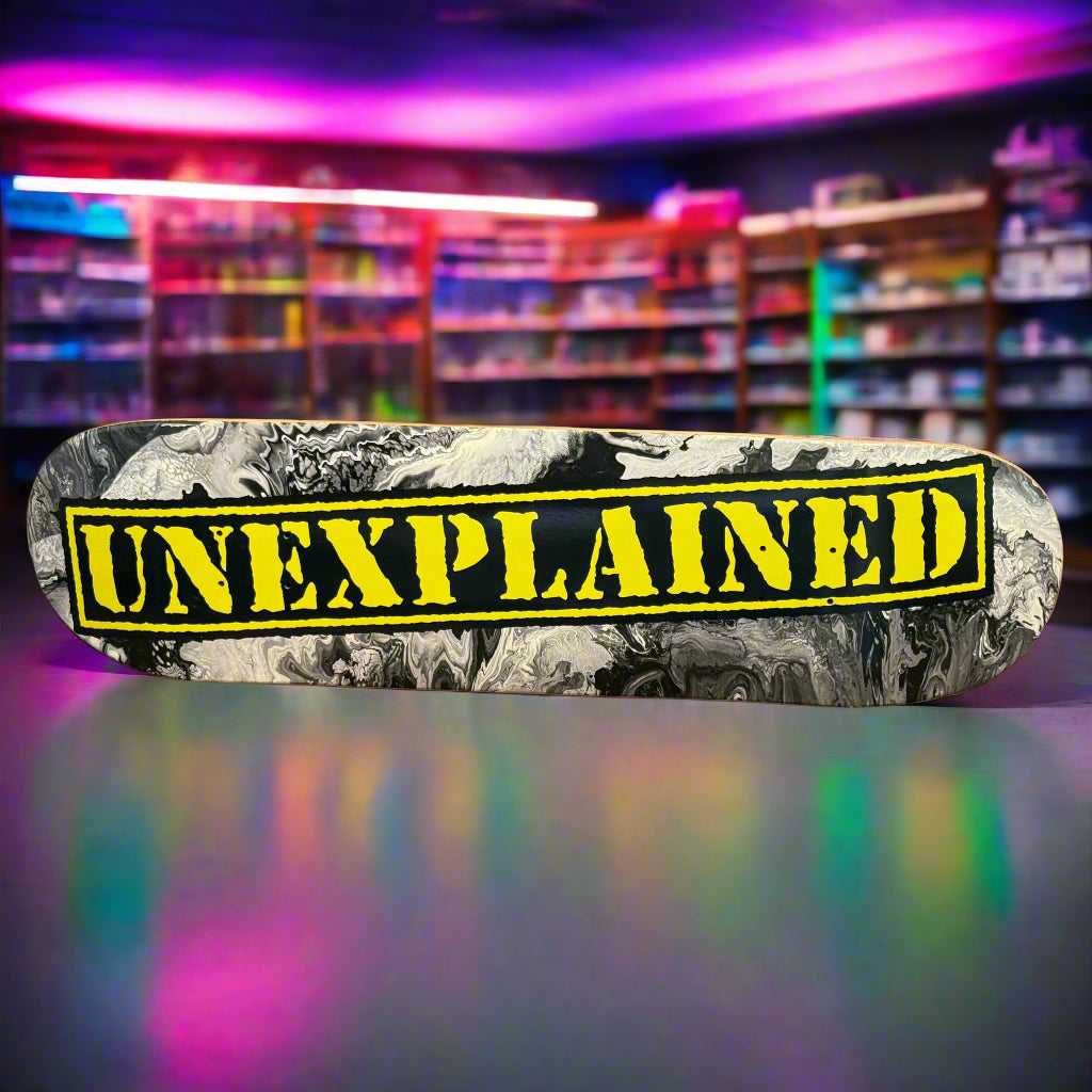 Unexplained - Skate Deck (Marble Stamp)